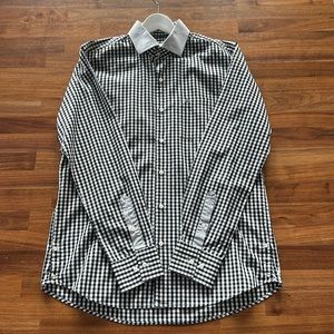 Lacoste Long Sleeve Black & White Men's Shirt - 41